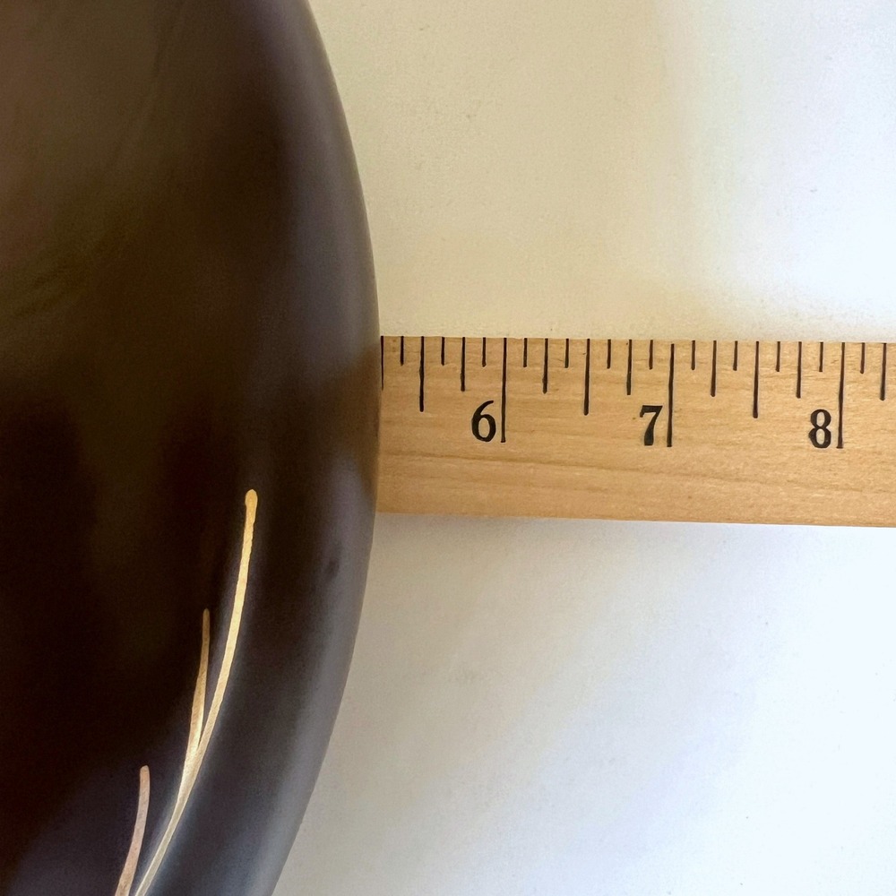 Vintage Brown Gold Ceramic Duck Figurine Mid Century Modern Bird Decor 12" - Picture 10 of 12